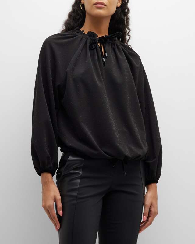 Shimmer Jersey Parachute Top